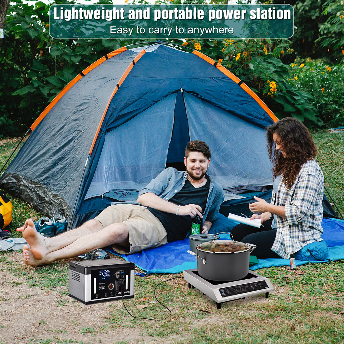 Générateur solaire intelligent 700W pour le chargement d'éclairage de secours