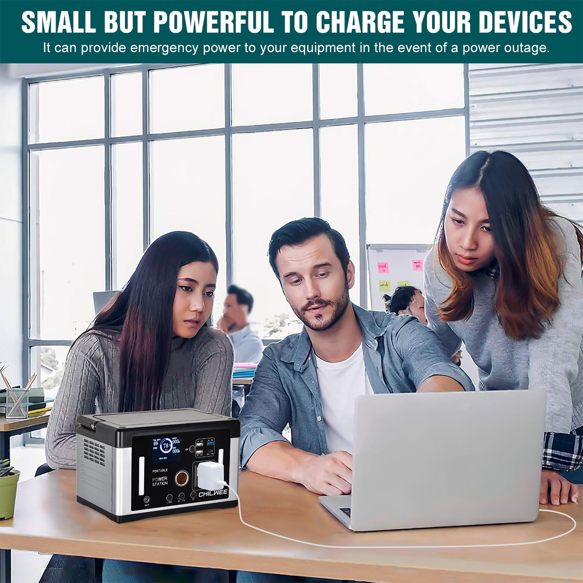 Générateur solaire intelligent 700W pour le chargement d'éclairage de secours